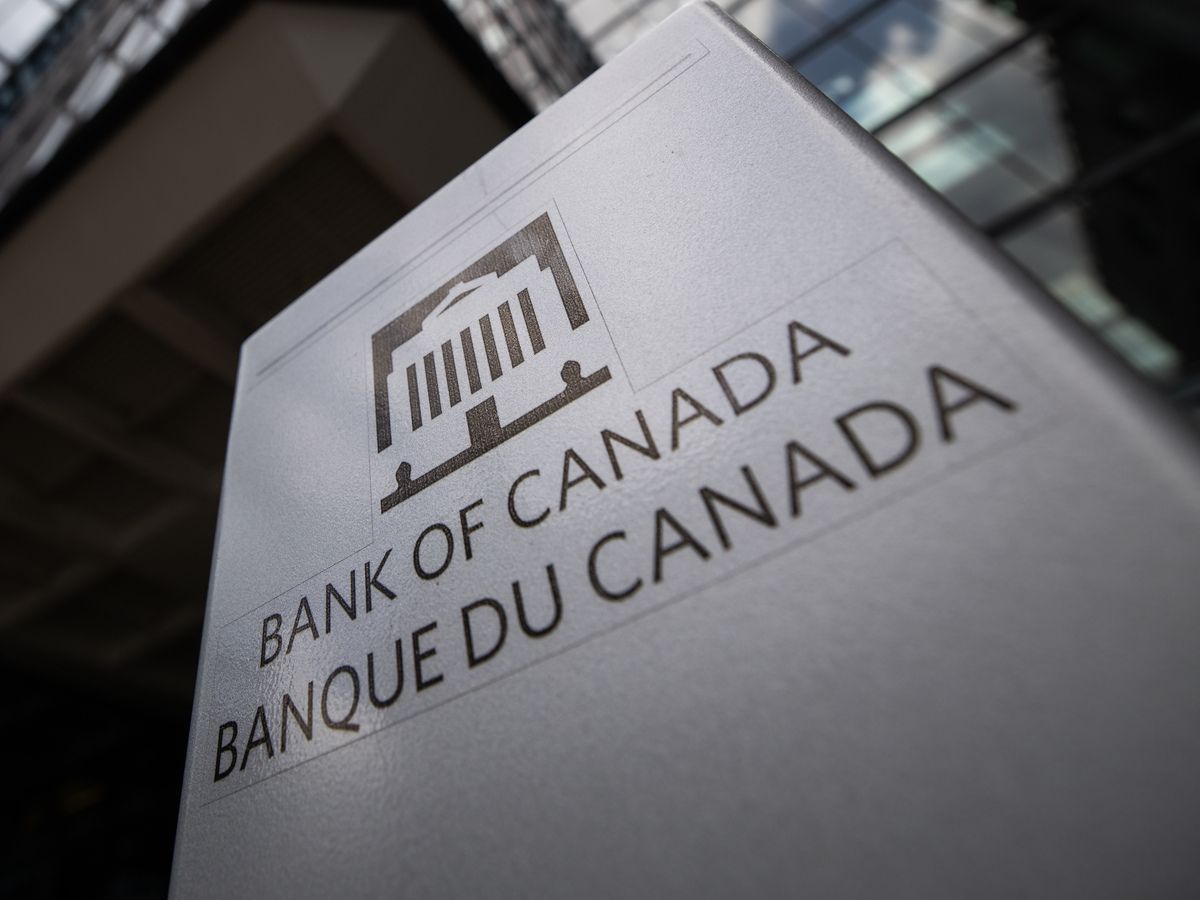 Bank of Canada building and signage photographed in Ottawa on Tuesday, May 19, 2026.