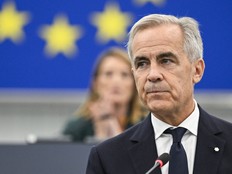 Canadian Prime Minister Mark Carney delivers a speech in the hemicycle of the European Parliament in Strasbourg, eastern France, as part of a trip during which he welcomed a proposal by European Commission President for Canada to become the EU's first associate member, on September 17, 2026. Canadian Prime Minister Mark Carney on September 17, 2026, rejected threats by US President Donald Trump over Ottawa's push for closer ties with the European Union.
