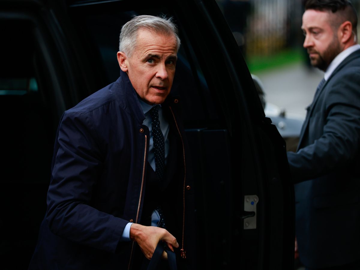 Prime Minister Mark Carney arrives at West Block on Parliament Hill in Ottawa on Oct. 7, 2026.