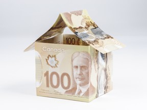 House made from Canadian polymer $100 dollar bills