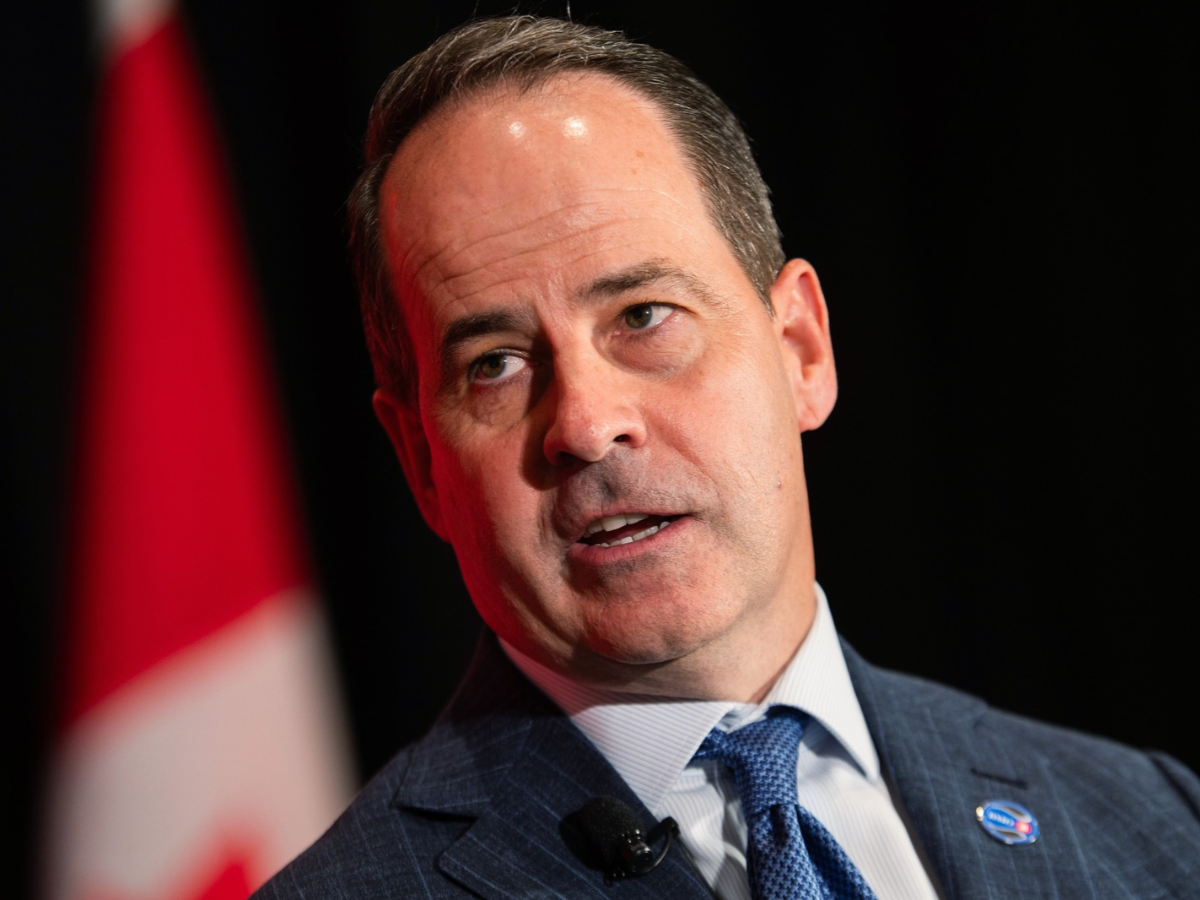 Darryl White, chief executive officer of Bank of Montreal, during an event at the Canadian Club in Toronto, Ontario, Canada, on Monday, June 15, 2026.