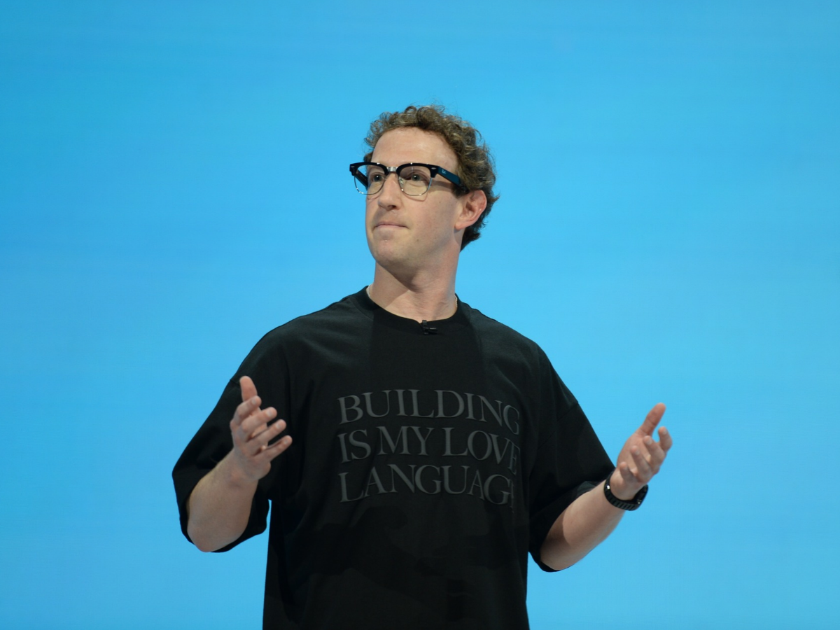 Meta CEO Mark Zuckerberg speaks at the Meta Connect developer conference.