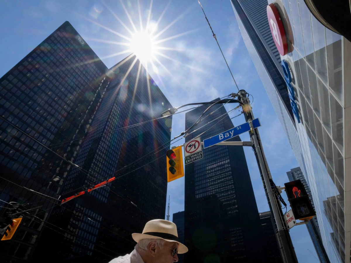 Bank towers in downtown Toronto