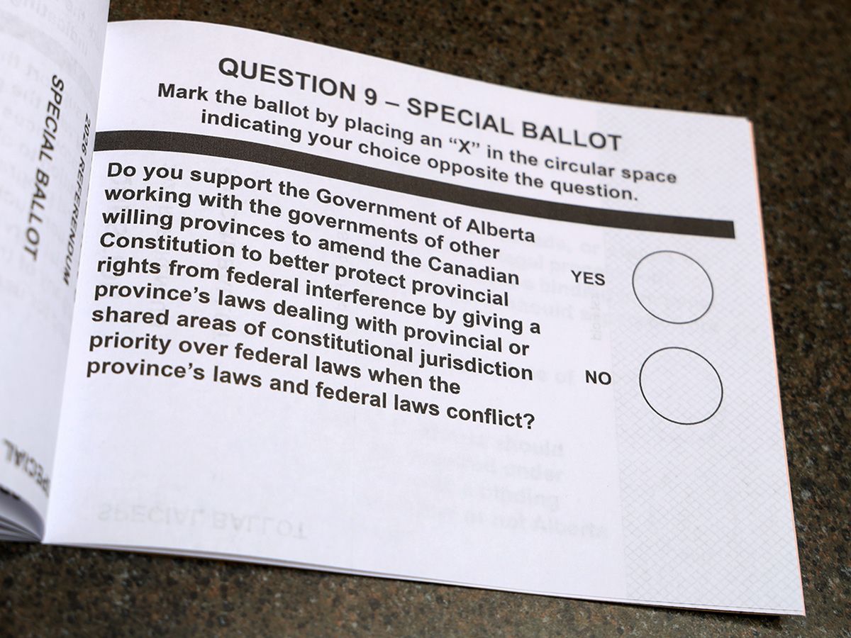 Referendum ballot question.