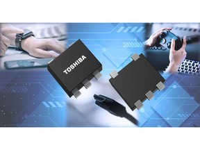 Toshiba: TCKE5 Series of small-package eFuse ICs supporting 1.7V low-voltage operation.