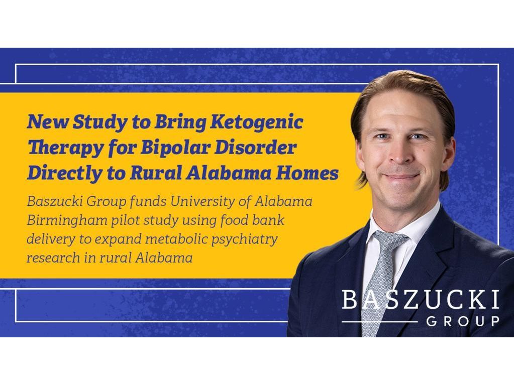 A new study led by Will Rutland of UAB Montgomery and funded by Baszucki Group aims to improve access to psychiatric treatment in rural areas. By partnering with a local food bank, researchers will evaluate both the psychiatric and metabolic effects of ketogenic therapy alongside existing treatment modalities for people with bipolar disorder in Central Alabama.