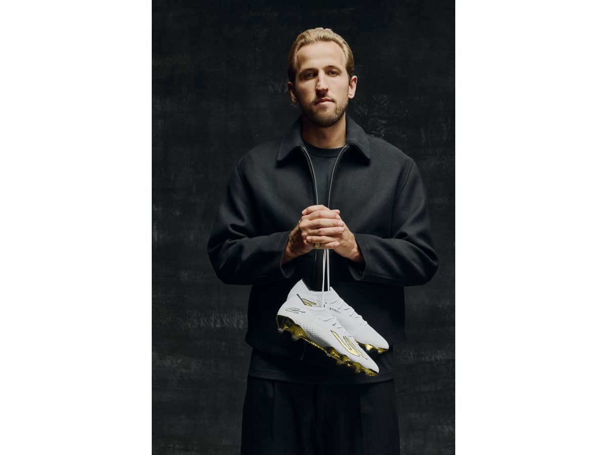 Skechers Releases Limited-Edition White and Gold SKX_2 Elite Boot Celebrating Harry Kane’s Ballon d’Or Win