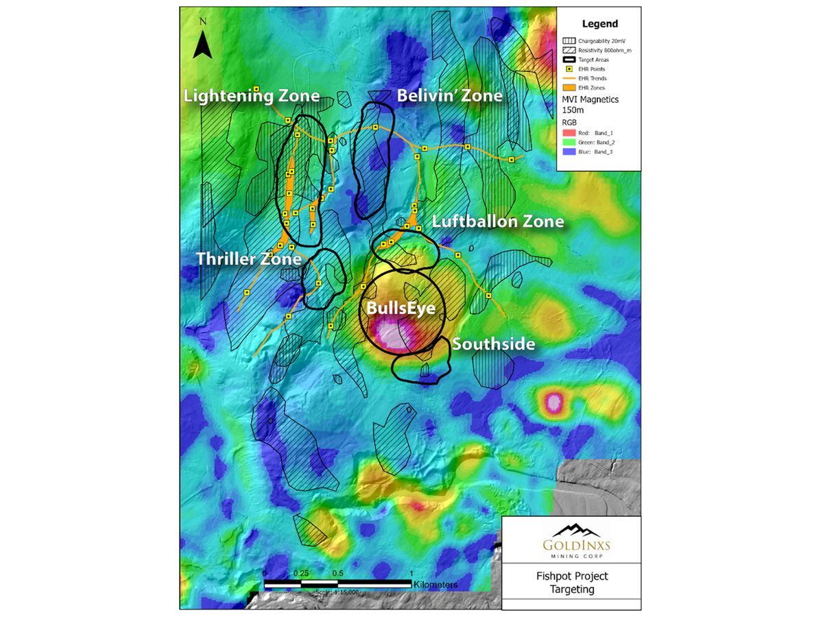 Fishpot exploration target areas