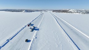 The Tibbitt to Contwoyto winter was the longest heavy-haul ice road on the planet, measuring 400km from tip to tail.