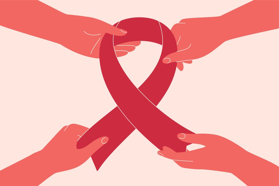 hands holding HIV/AIDS ribbon . Why haven’t governments around the world come together to bring about an overall solution? Everyone in the world who is living with HIV should already have access to medication.