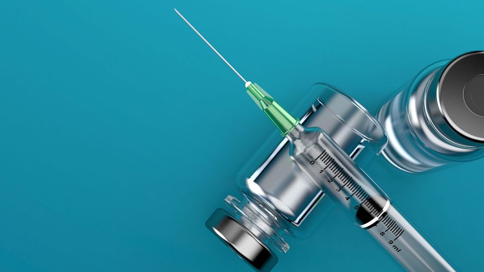 Syringe with medical supplies