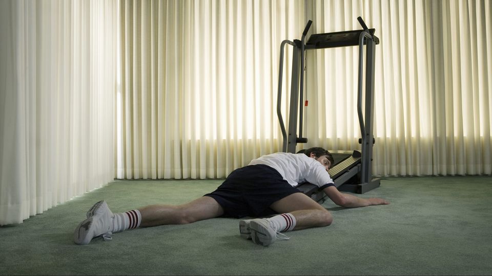 Man collapsed on treadmill