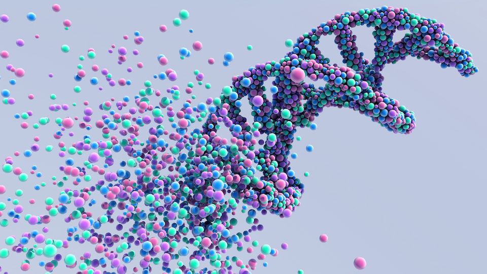 3d illustration DNA Molecule