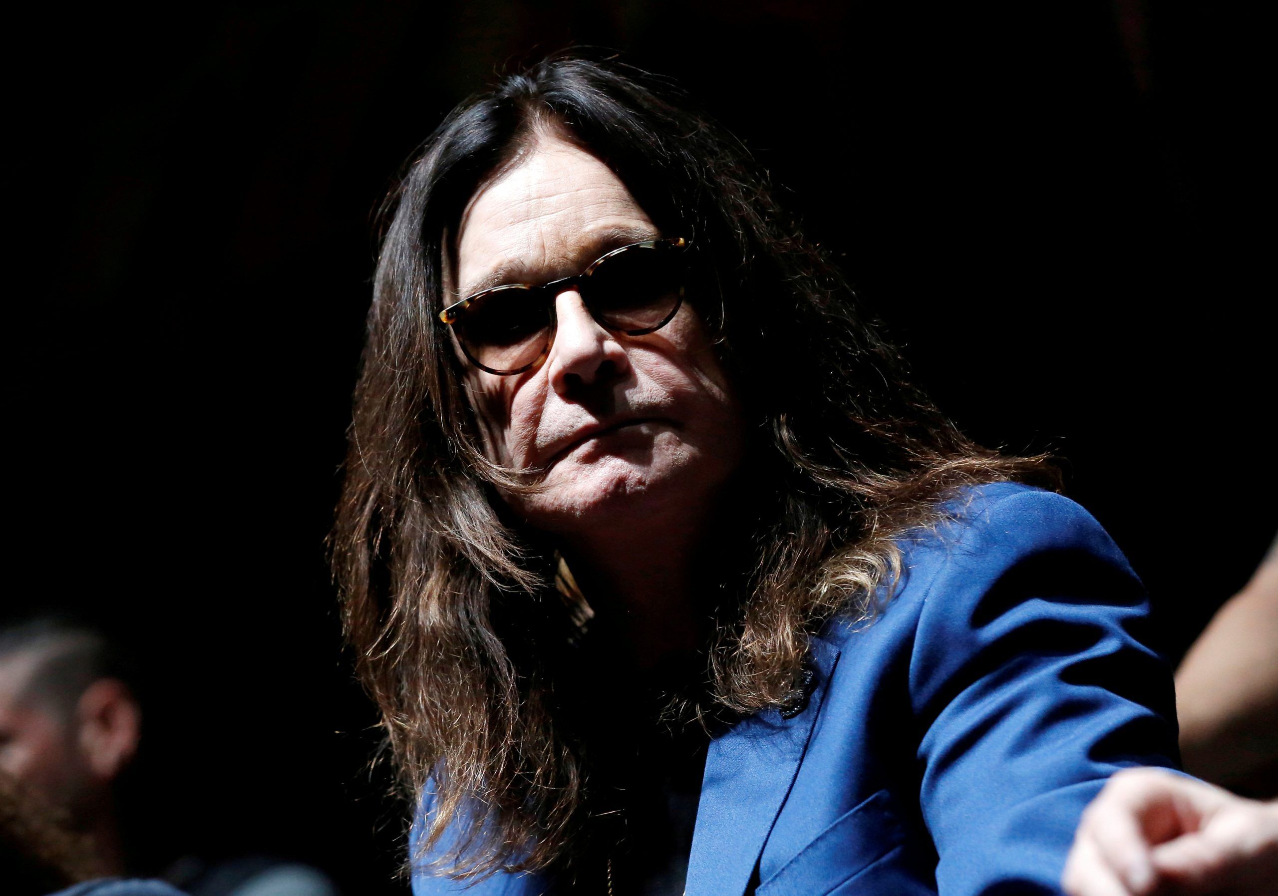 FILE PHOTO: Ozzy Osbourne attends a news conference to announce the "Ozzfest Meets Knotfest" music festival in Los Angeles