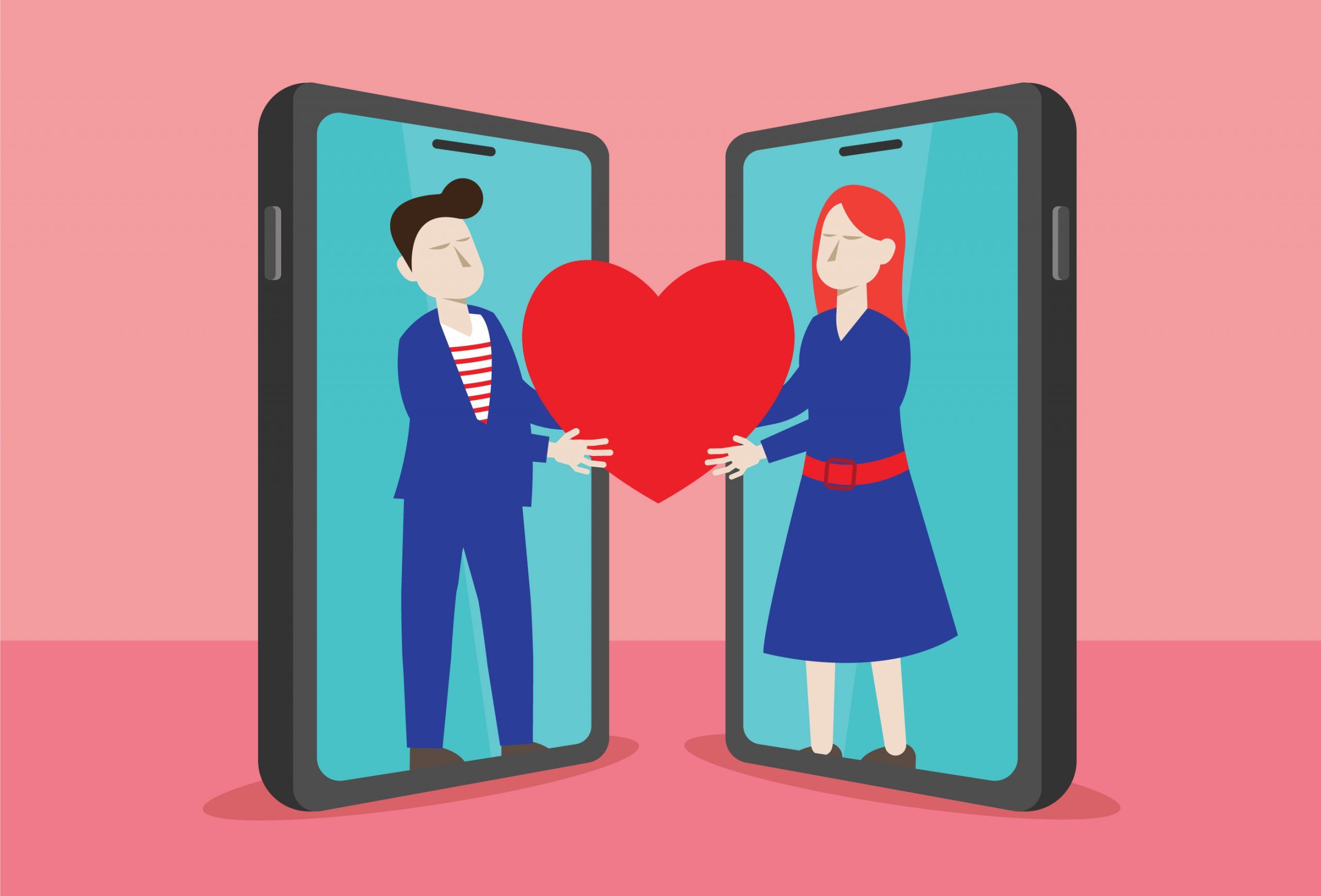 Online dating is helping people be creative during social distancing. Stock/Getty