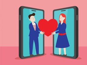 Online dating is helping people be creative during social distancing. Stock/Getty