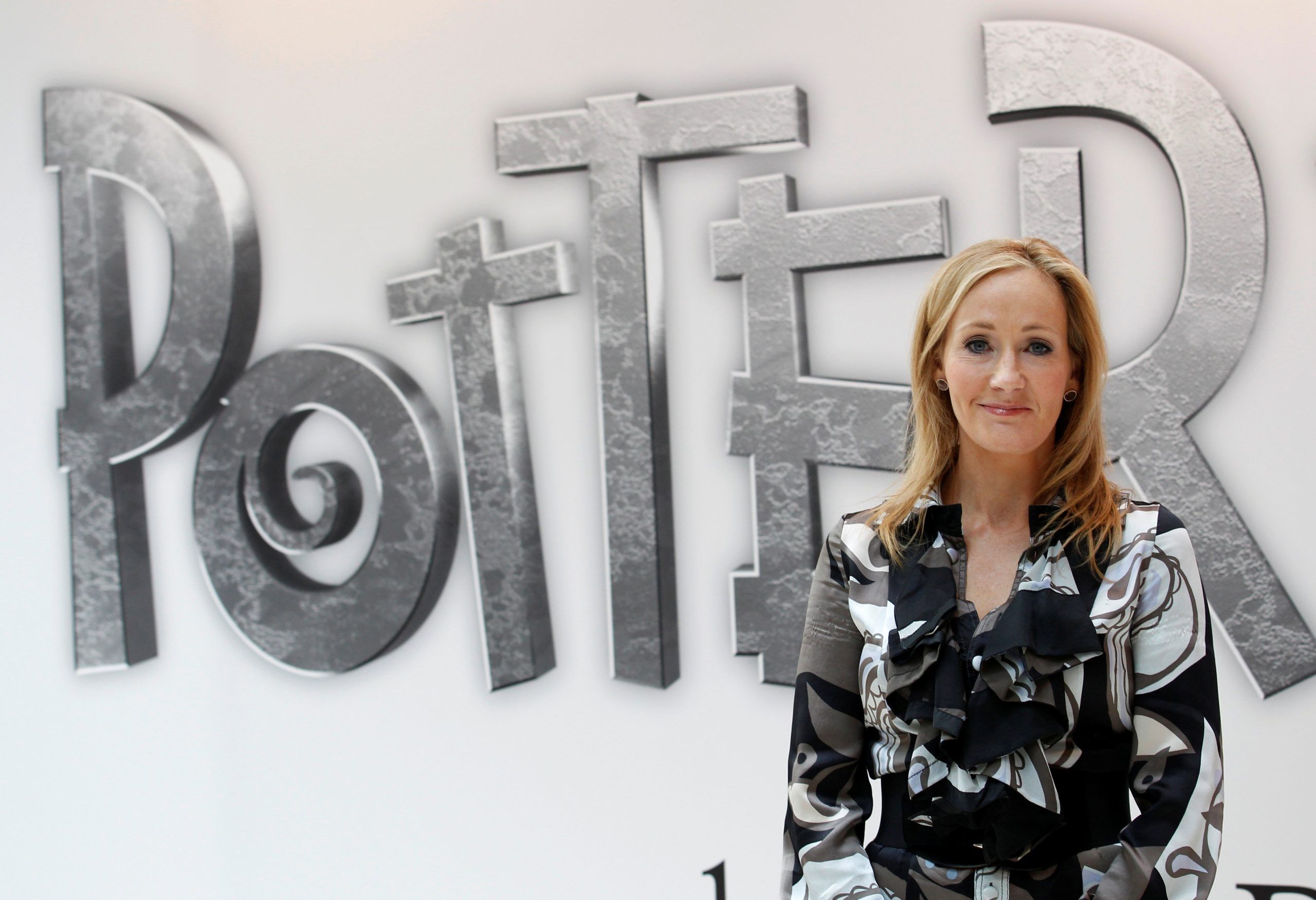 FILE PHOTO: British author JK Rowling, creator of the Harry Potter series. REUTERS/Suzanne Plunkett