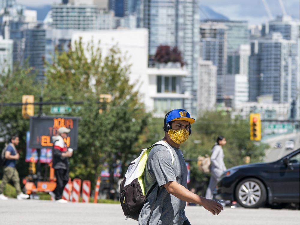 A Leger poll conducted online in June found that 48 per cent of respondents in B.C. said they wear masks while grocery shopping, but only 25 per cent do when riding transit. The same survey noted that 52 per cent of respondents support mandatory masks in B.C.