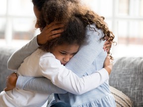 The Center for Addiction and Mental Health recommends that parents open a dialogue with children about mental health concerns the parents are experiencing.