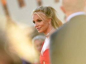 Performer Britney Spears at the premiere of Sony Pictures' "Once Upon a Time... in Hollywood" at the TCL Chinese Theatre in Hollywood, California on July 22, 2019.