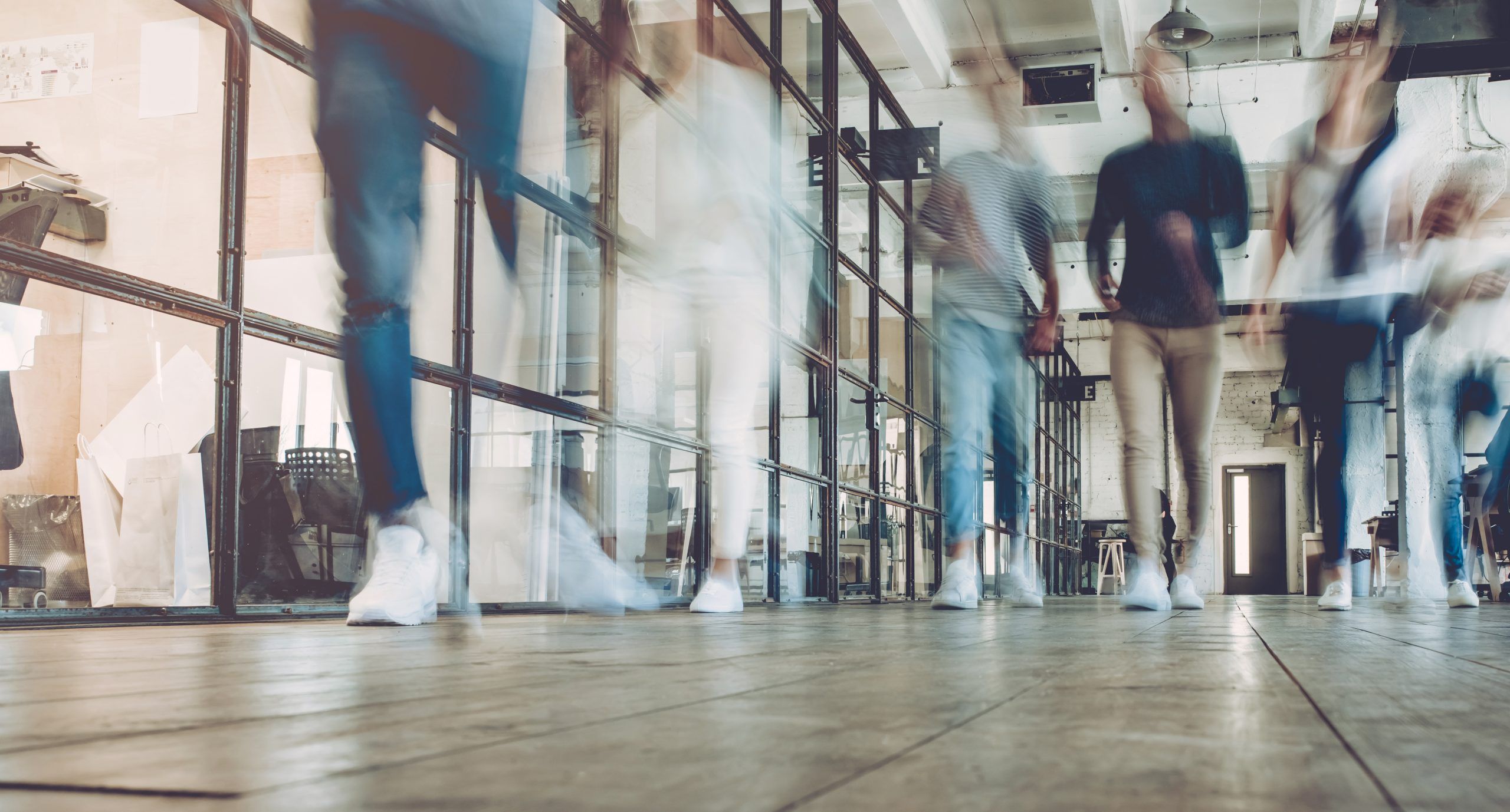 You walk faster when you have a destination which is better for your health. Stock/Getty