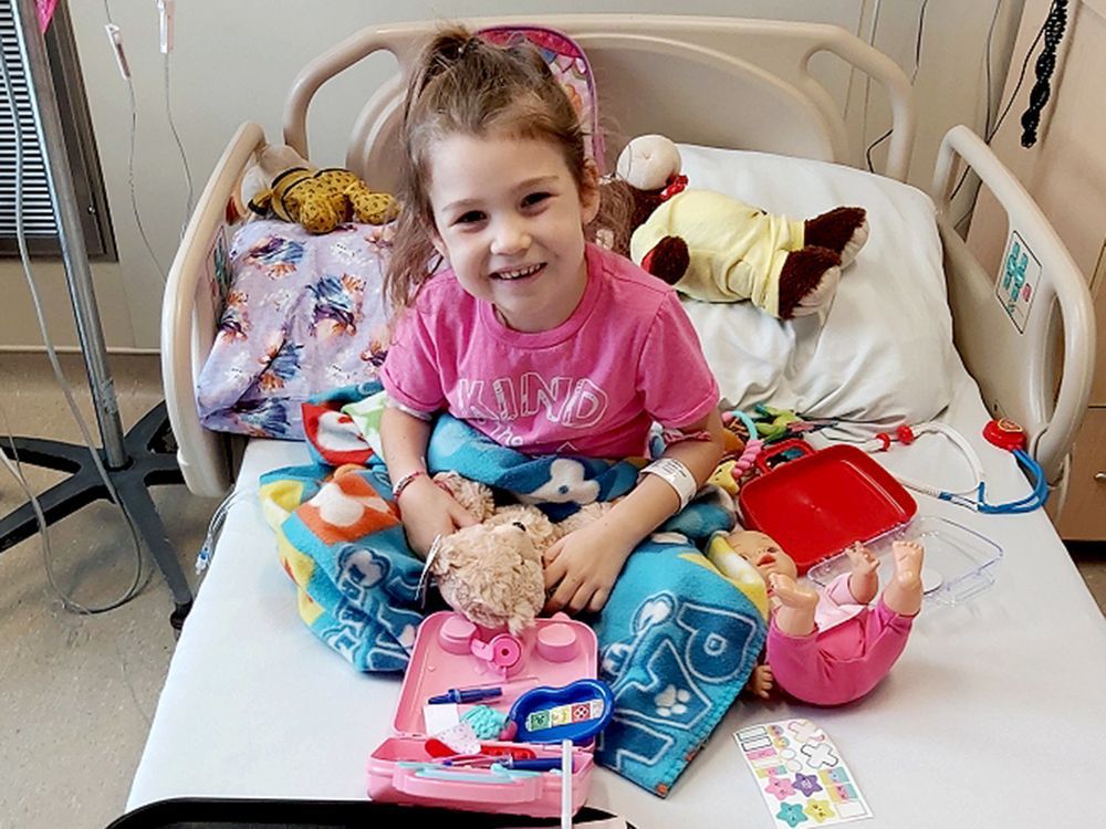 waking up at kingston general hospital, hope mccallum smiles at her mother (behind the camera).