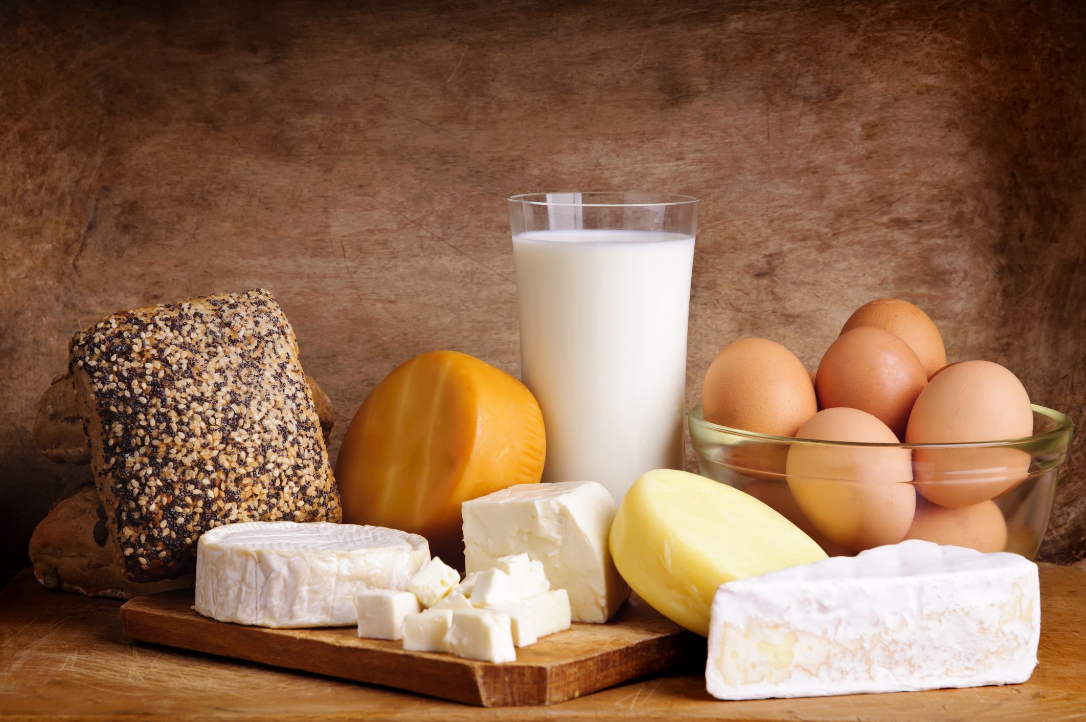 Eggs and Dairy are good dietary sources of vitamin D.