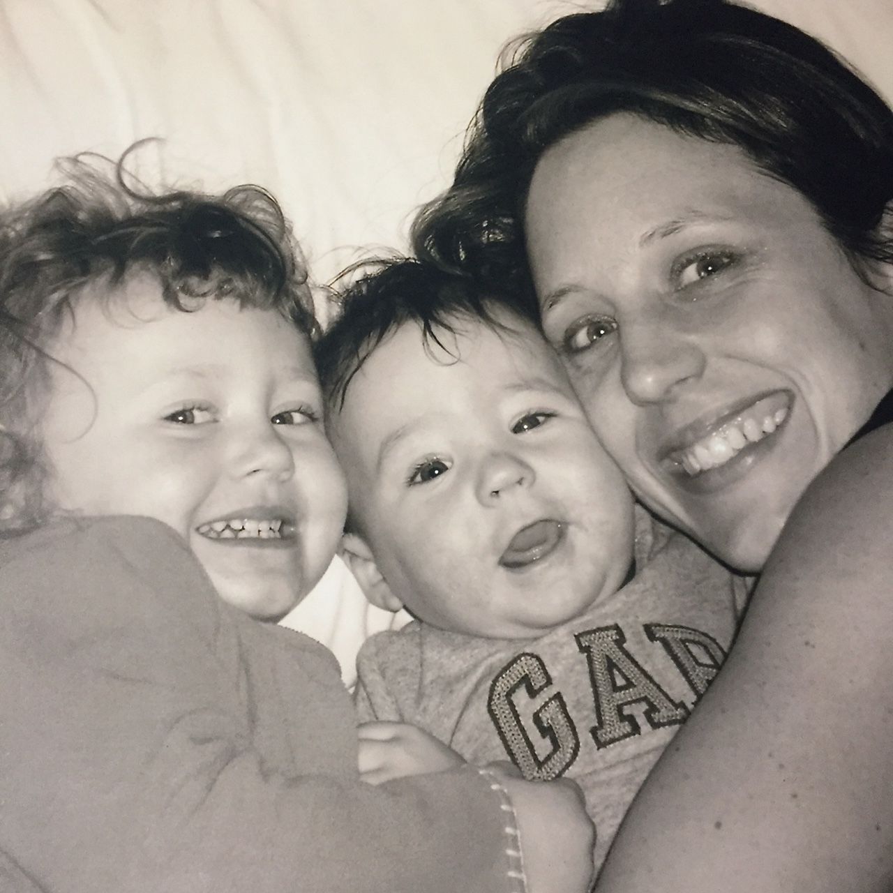 Lisa Machado, pictured here with her children, was 36 when she was diagnosed with a rare blood cancer. SUPPLIED