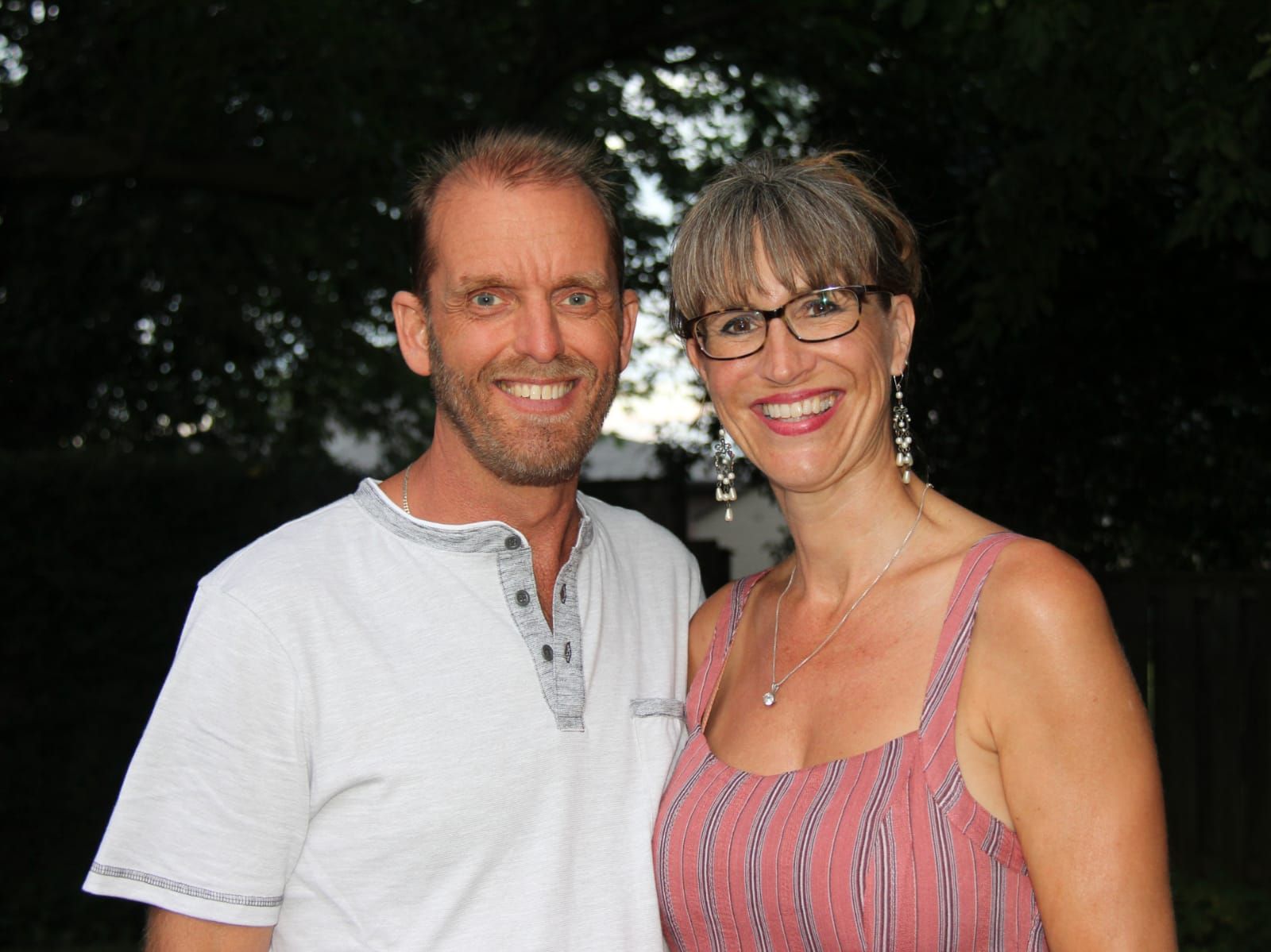 Michael with his wife Margriet in a recent photo.