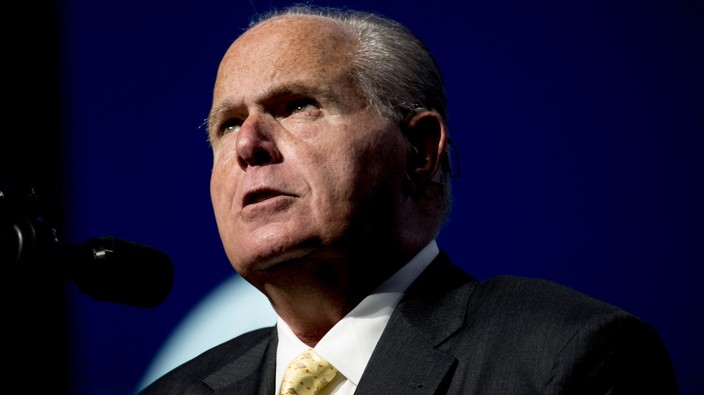 Rush Limbaugh says his lung cancer is terminal