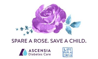 Ascensia Diabetes Care is supporting the Spare A Rose campaign, organized by Life for a Child, for the fourth consecutive year.