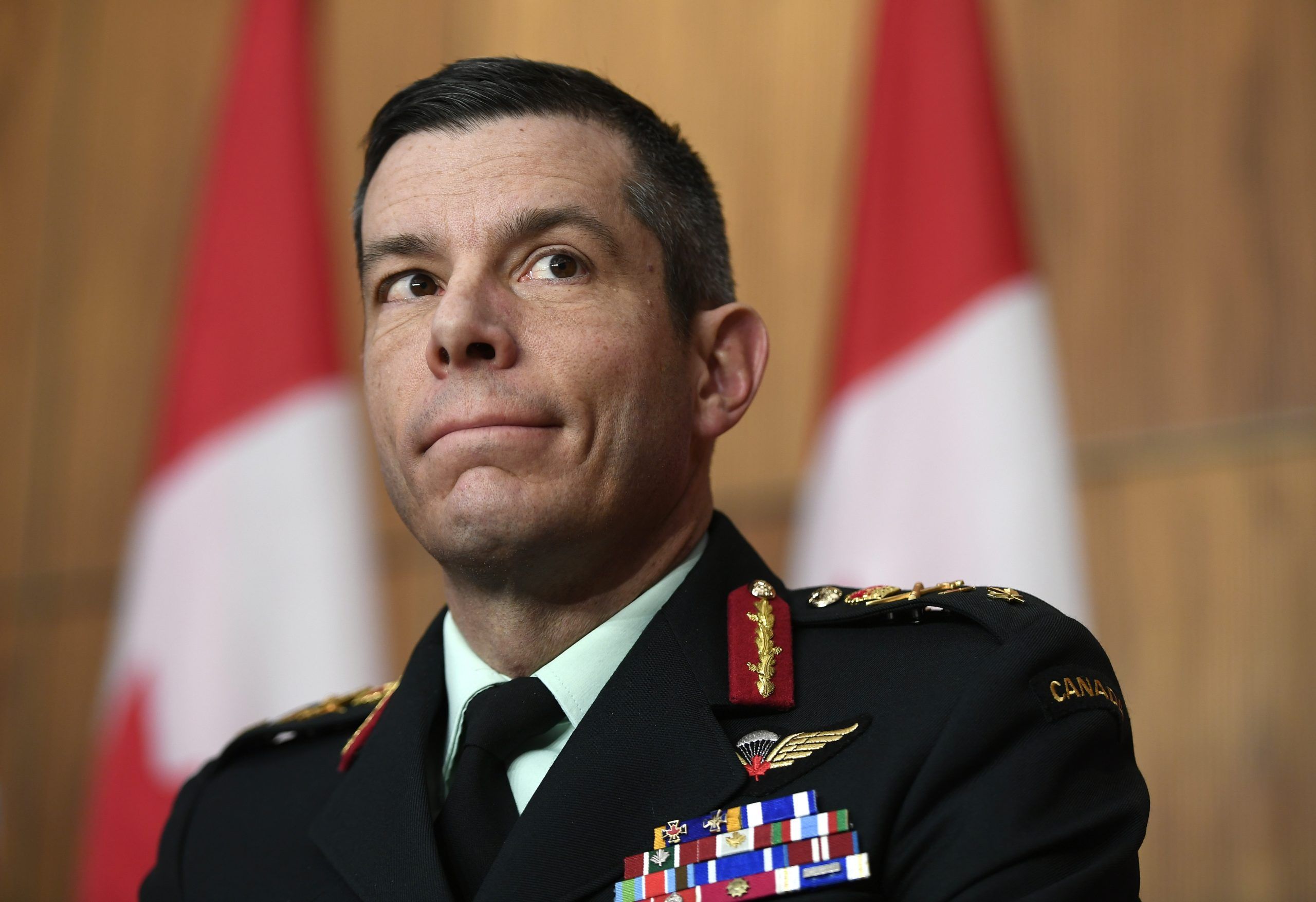 Maj.-Gen. Dany Fortin, Vice-President of Logistics and Operations at the Public Health Agency of Canada participates in a news conference on the COVID-19 pandemic in Ottawa, on Wednesday, Dec. 30, 2020. 