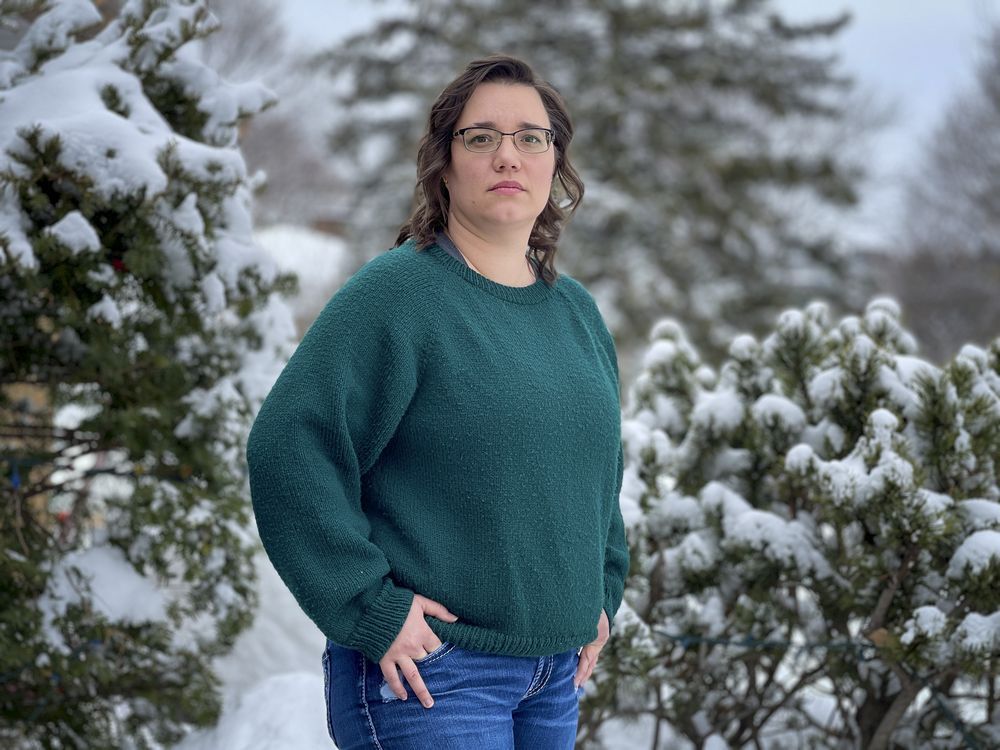 marilyse dufresne-cater, seen here on march 3, 2021, is a respiratory therapist at the queensway carleton hospital.