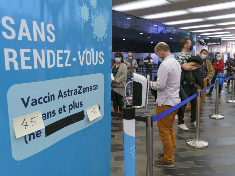 More people in the 45 to 54 age group (329,316 people) got the AstraZeneca shot or made an appointment to do so on the first day they were eligible than did those in the 55 to 59 age group in the over two weeks they have been eligible.