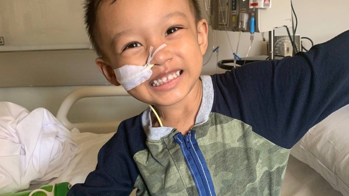 My three-year-old son was diagnosed with a rare form of leukemia