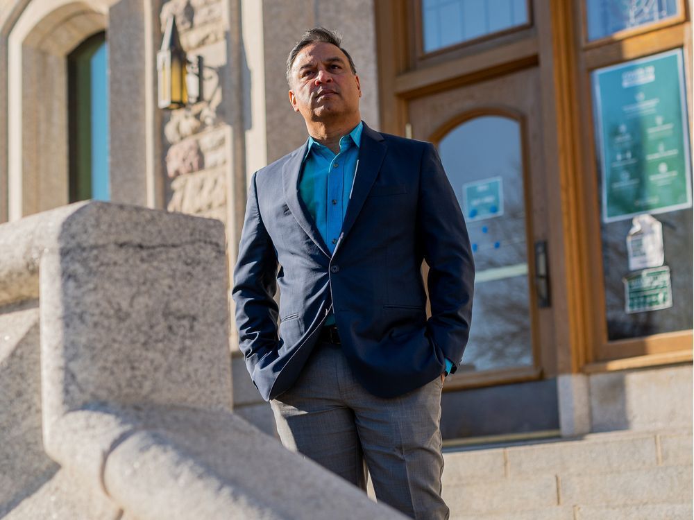 dr. nazeem muhajarine is a professor of community health and epidemiology at the university of saskatchewan. photo taken in saskatoon, sk on monday, february 22, 2021.