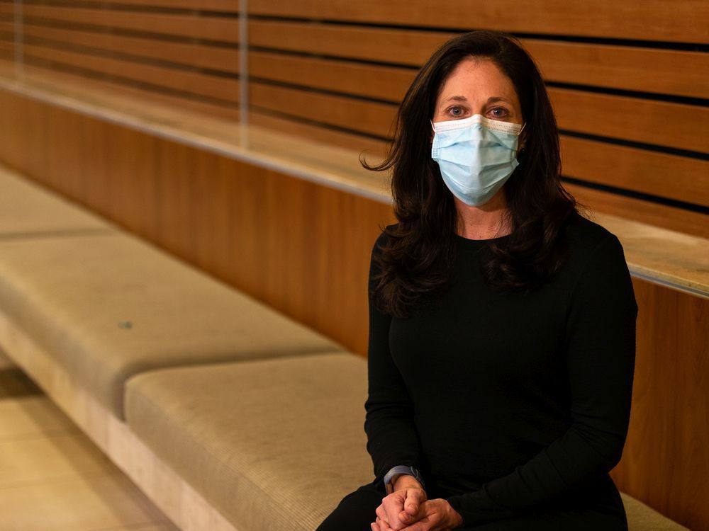 Stephanie Smith, a professor in the department of medicine, division of infectious diseases, at the Mazankowski Heart Institute in Edmonton on Tuesday, Jan. 26, 2021.