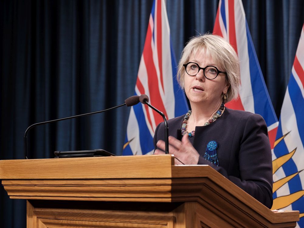 health minister adrian dix and chief provincial health officer dr. bonnie henry provide an update on covid-19 on april 15, 2021.