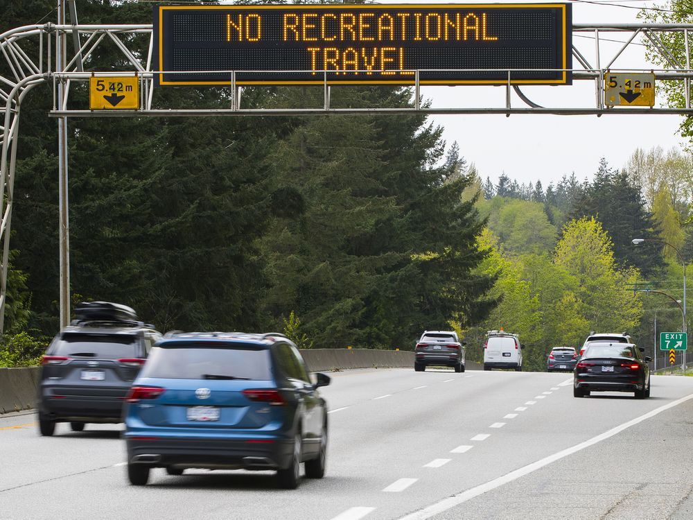 about 40 per cent of british columbians admit to making non-essential trips in the past three months.