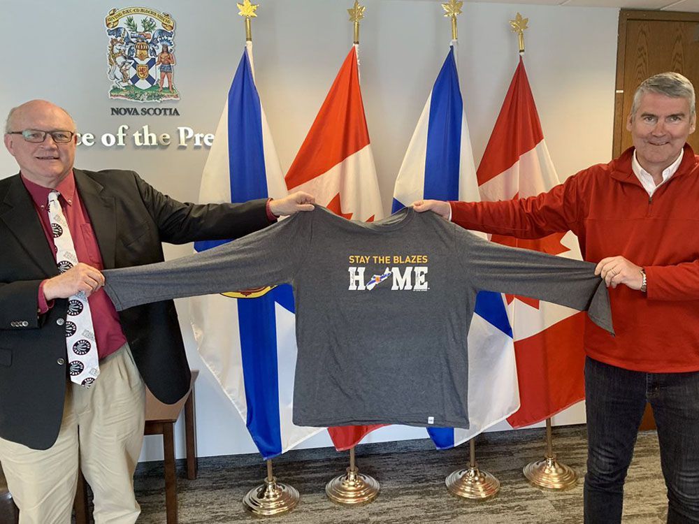 former premier stephen mcneil, right, with nova scotia's chief medical officer robert strang, who were often compared favourably to statler and waldorf, the two old muppets in the gallery.