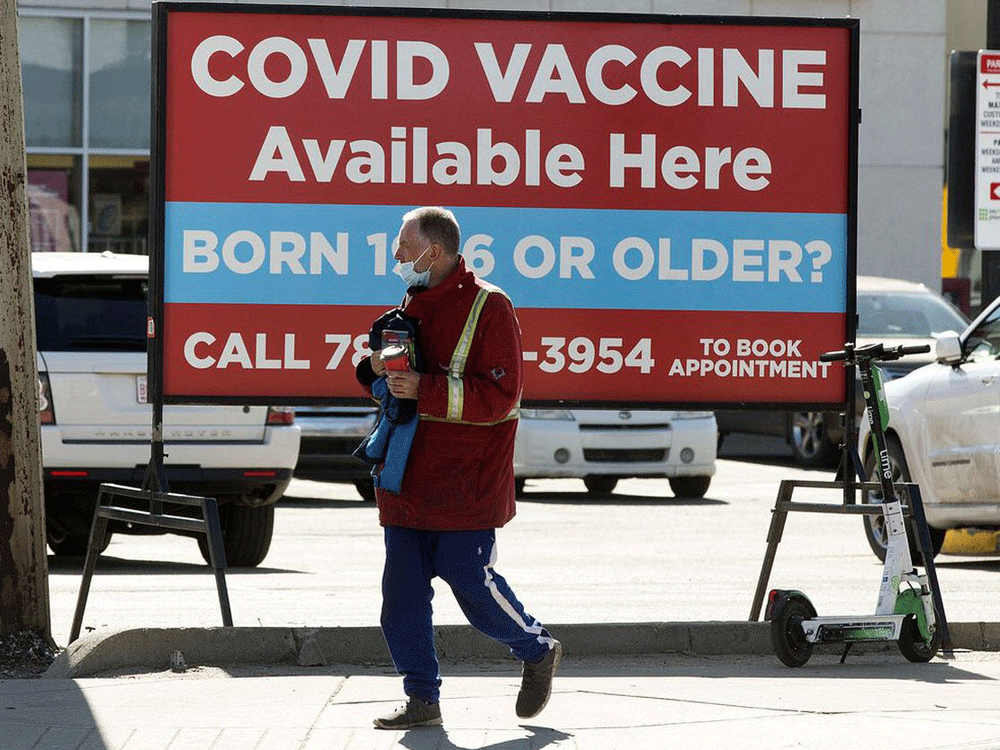 according to data, “vaccine willingness” in canada increased from 67 per cent in january, to 80 per cent by may 11.