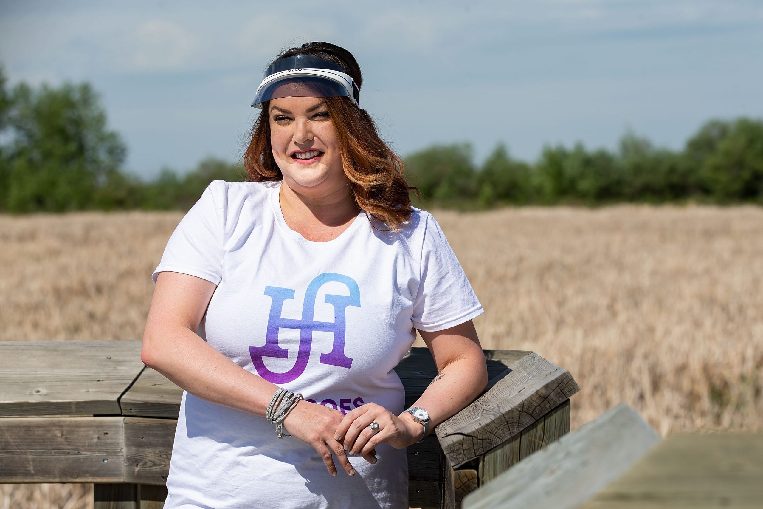 Krystle Sutherland is photographed in Lois Hole Centennial Provincial Park in St. Aalbert, Alta., on Friday, June 4, 2021. Sutherland, who has hidradenitis suppurativa (HS), created an HS patient support program in Edmonton. (Codie McLachlan/Postmedia)
