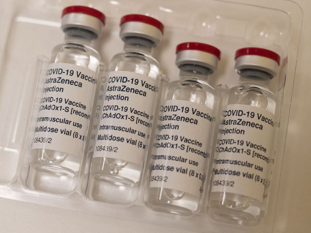 an april file photo of vials of the astrazeneca/oxford covid-19 vaccine.