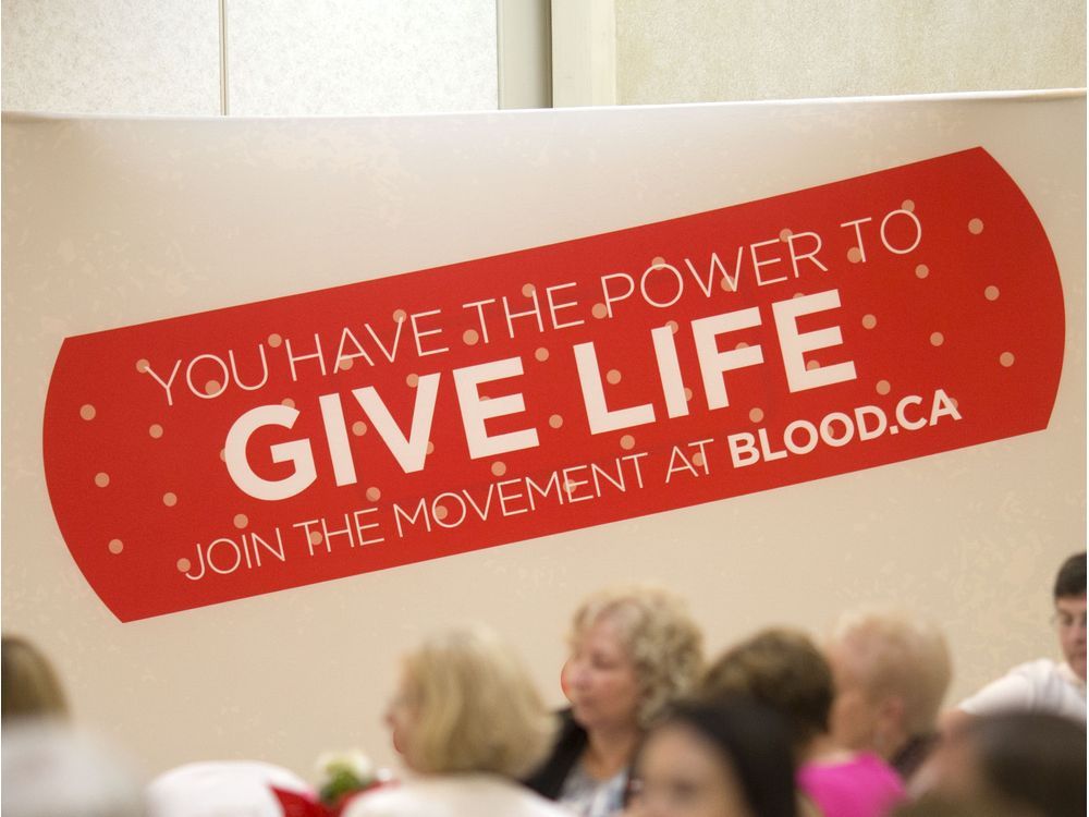 the canadian blood services is appealing for donors to make appointments.