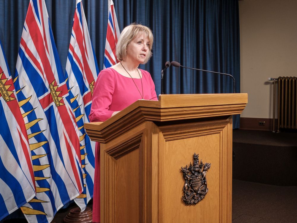 the provincial health officer, dr. bonnie henry, at her near-daily briefing, on tuesday, may 5, 2020.