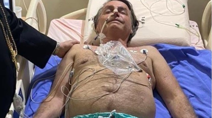 Bolsonaro's hospitalized for hiccups