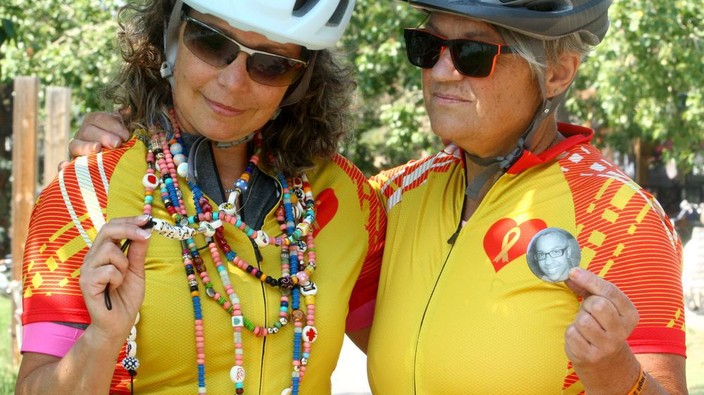 Bereaved Calgary moms ride to support children with cancer