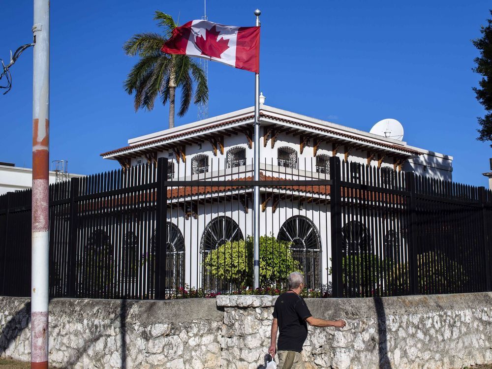 a high-ranking canadian diplomat in cuba was flown home for assessment earlier this year after experiencing neurological symptoms consistent with havana syndrome. the man, who the lawyer described as “high-ranking,” had only been posted in cuba for a short time before the incident in february.