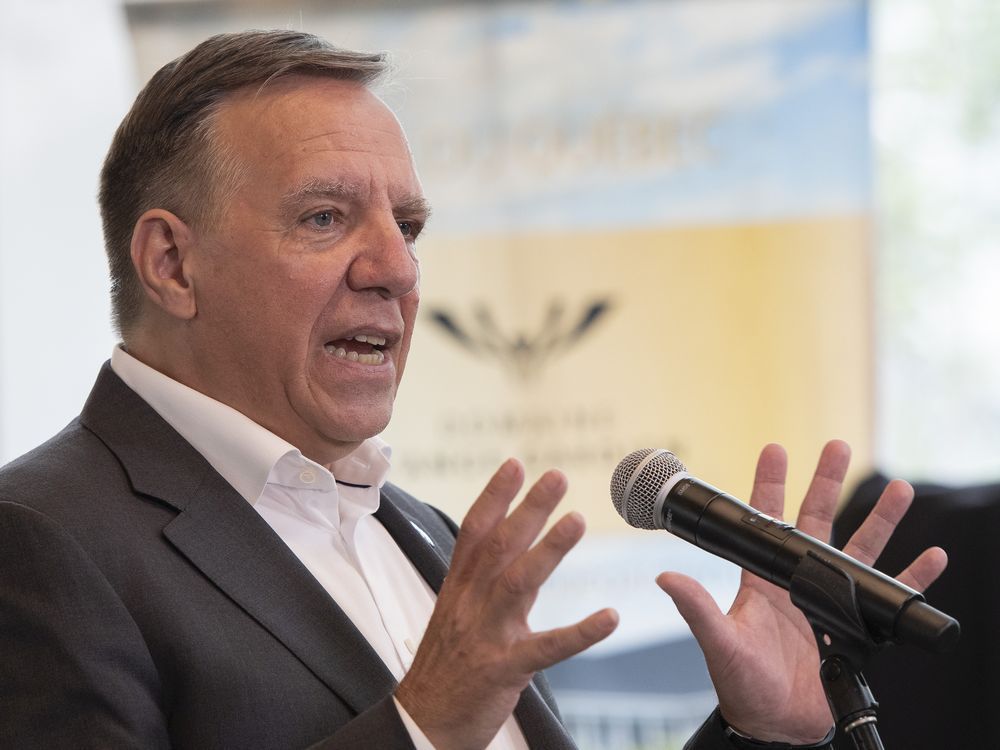 premier françois legault in a file photo.