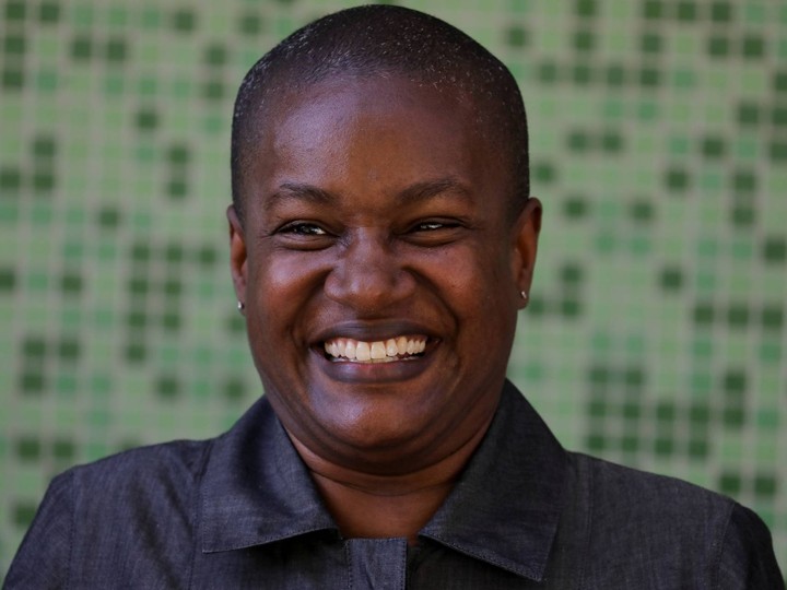  Green Party leader Annamie Paul smiles as she launches their federal election campaign in Toronto, Ontario, Canada August 15, 2021.